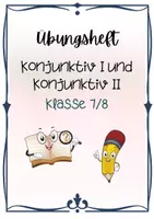 Vorschau - Unterrichtsreihen - Konjunktiv I II indirekte Rede Unterrichtsmaterial Deutsch Klasse 7–8 Stationsarbeit Arbeitsblätter Wochenplan Übungen mit Lösungen - Seite 1