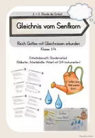 Vorschau - Arbeitsblätter - Reich Gottes: Das Gleichnis vom Senfkorn (2.+3. Std.) - Deckblatt