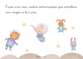 Vista previa - Unidades / Secuencias / Situaciones de Aprendizaje - Cuento y actividades: Los cuatro astronautas y una misión. - página 3