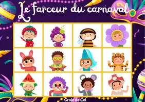 Aperçu - Préparation de séance / Séance complète - Le farceur du carnaval - Activité de compréhension - Page 3