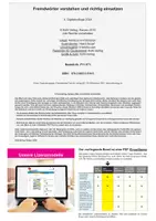 Vorschau - Arbeitsblätter - Fremdwörter verstehen und richtig einsetzen | Bedeutung, Wortbildung, Alltag, Rechtschreibung, 800 Begriffe | Deutsch Sekundarstufe I Klasse 5-10 Lösungen - Seite 1