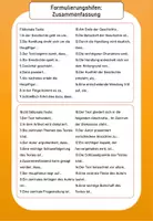 Vorschau - Arbeitsblätter - Zusammenfassung schreiben: Merkblatt & Formulierungshilfen - Seite 3