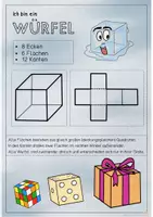 Vorschau - Poster - Materialpaket "geometrische Körper" Cliparts und Steckbriefe - Seite 2