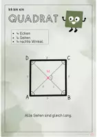 Vorschau - Poster - Steckbrief Plakate zu den Formen (Kreis, Dreieck, Quadrat, Rechteck) - Seite 3