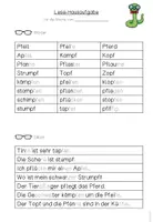Vorschau - Arbeitsblätter - Lese-Hausaufgabe Pf/pf (passend zu TINTO) - Seite 3