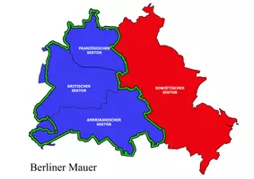 Vorschau - Arbeitsblätter - Verlauf der Berliner Mauer Karte mit Arbeitsblatt - Seite 2