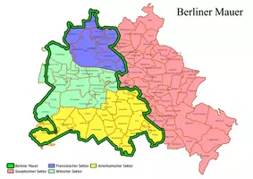 Vorschau - Arbeitsblätter - Verlauf der Berliner Mauer Karte mit Arbeitsblatt - Seite 3