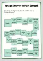 Vorschau - Spiele - Jeu: Voyage à travers le passé composé - Deckblatt