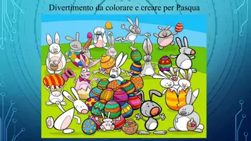 anteprima - Materiale per pittura e bricolage - Divertimento da colorare e creare per Pasqua - Pagina 1