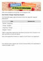 anteprima - Altro tipo di materiale - Attività sui rapporti applicati alla geografia: le scale di riduzione - Pagina 3