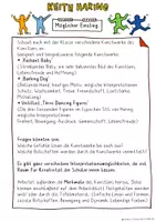 Vorschau - Stundenentwürfe - Keith Haring im Kunstunterricht, Künstler, Keith Haring Kunst - Seite 3