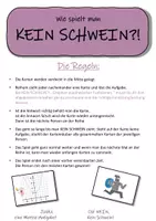 Vorschau - Stationenlernen - Materialpaket - Mathematikspiel: "Kein Schwein" - Seite 2