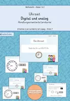 Vorschau - Spiele - Uhr - Uhrzeit - Wachsendes Materialpaket - Deckblatt