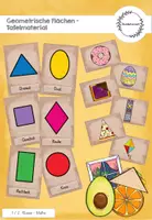 Vorschau - Arbeitsblätter - Geometrische Flächen/ Formen Arbeitsblätter und Tafelmaterial - Geometrie - Seite 1