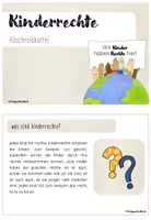 Vorschau - Arbeitsblätter - Kinderrechte - Abschreibkartei - Seite 2