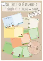 Vorschau - Präsentationen/Tafelbilder - Begrüßungsbilder: Frühling (digitale Tafel) als PowerPoint und PDF-Version - Deckblatt
