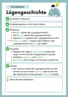 Vorschau - Merkblätter - Paket Lügengeschichten (Feedback, Schreibkonferenz, Bewertung) - Seite 1