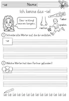 Vorschau - Unterrichtsreihen - Wachsendes Komplettpaket - GRUNDSCHRIFT - Schwierige Buchstaben - St / Sp / ng / nk / ß / ss / ie / ch / ck /pf - Seite 3