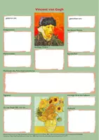 Vorschau - Arbeitsblätter - Steckbrief Vincent Van Gogh - Seite 1