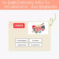 anteprima - Esercizi - BOOM CARDS Magasins - En Ville | Negozi in città SET 2 - Pagina 1