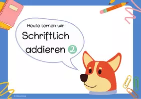 Vorschau - Präsentationen/Tafelbilder - Einführung Schriftlich addieren 2 - Präsentation - Seite 2