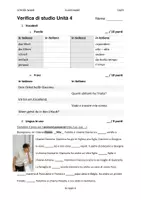 Vorschau - Arbeitsblätter - Verifica di Studio - Di nuovo INSIEME A1-A2 - Unità 4 - Deckblatt