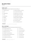 Vorschau - Arbeitsblätter - Die sieben Schwaben. (Infotext und Übungen) - Seite 1