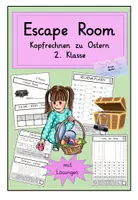 Vorschau - Arbeitsblätter - Escape Room Ostern : Mathe 2. Klasse - Deckblatt