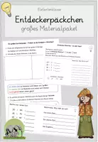 Vorschau - Arbeitsblätter - Großes Materialpaket Entdeckerpäckchen / schöne Päckchen (Arithmetik Klasse 2-5) (Test, Lerntheke, handlungsorientierte Aufgaben, differenziert) - Deckblatt
