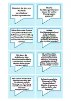 Vorschau - Arbeitsblätter - Verhütung ; Verhütungsmittel - Diskussionskarten und Gesprächsanlässe - Deckblatt