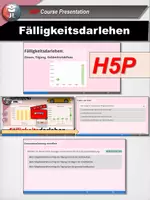 Vorschau - Fördermaterial/Inklusion - H5P Fälligkeitsdarlehen: Zinsen, Tilgung, Geldmittelabfluss - Deckblatt