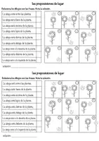 Vorschau - Arbeitsblätter - Präpositionen des Ortes Arbeitsblätter - preposiciones de lugar - Seite 1