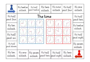 Vorschau - Spiele - Materialpaket zum Thema "The time"- volle und halbe Stunden - Seite 3