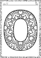 Vorschau - Mal- und Bastelvorlagen - Materialpaket ZAHLEN MANDALAS 0-9 🎨🔢 - Seite 1