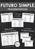 Vorschau - Präsentationen/Tafelbilder - Futuro simple - Präsentation - Deckblatt
