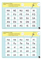 Vorschau - Stationenlernen - Lesetraining mit Leseteppich - Silben lesen im 1. Schuljahr (passt zu Flex und Flora) - Seite 3