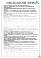 Vorschau - Merkblätter - Nigeria’s Colonial Past - Glossary - Seite 1