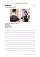 Vorschau - Unterrichtsreihen - Lernpaket: Thema Sport (DaZ A2) - Deckblatt