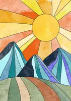 Vorschau - Arbeitsblätter - Landschaftsmalerei: Warm-Kalt-Landschaft - Seite 3