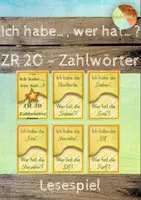 Vorschau - Spiele - Ich habe ..., wer hat ...? ZR20 - Zahlwörter - Deckblatt