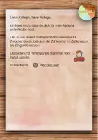 Vorschau - Spiele - Ich habe ..., wer hat ...? ZR20 - Zahlwörter - Seite 1