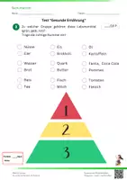 Vorschau - Test - TEST: Gesunde Ernährung - Ernährungspyramide - 3.- 4.Klasse - Seite 2
