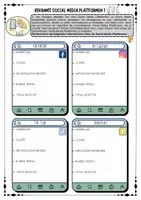 Vorschau - Arbeitsblätter - Smartphone /Handy ; bekannte Social Media Plattformen ; Datenschutz und Privatsphäre mit Lösung (Klasse 7/8/9/10) - Deckblatt
