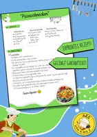 Vorschau - Anderer Materialtyp - Rezept: "Pizzaschnecken" (AES / Hauswirtschaft / Nahrungszubereitung) - Deckblatt