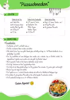 Vorschau - Anderer Materialtyp - Rezept: "Pizzaschnecken" (AES / Hauswirtschaft / Nahrungszubereitung) - Seite 1