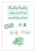 Vorschau - Bildkarten - BlueBot/Beebot Anzahl bis 20 - Deckblatt