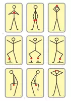 Vorschau - Spiele - Symbole für Body Percussion auf Karten - Seite 1