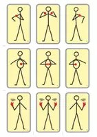 Vorschau - Spiele - Symbole für Body Percussion auf Karten - Seite 2