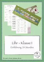 Vorschau - Stundenentwürfe - Uhr - Einführung 24 Stunden - Deckblatt