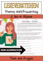 Vorschau - Arbeitsblätter - 10 Leseverstehen Arbeitsblätter mit Fragen Lesetexte Lesetraining 2 Klasse bis 4 Klasse - Seite 1